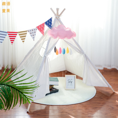 Kinderen Tent Indian Indoor Speelhuis Prinses Baby Photo Props Wigwam Voor Kinderen Speelgoed Teepee Thuis Tipi: 8