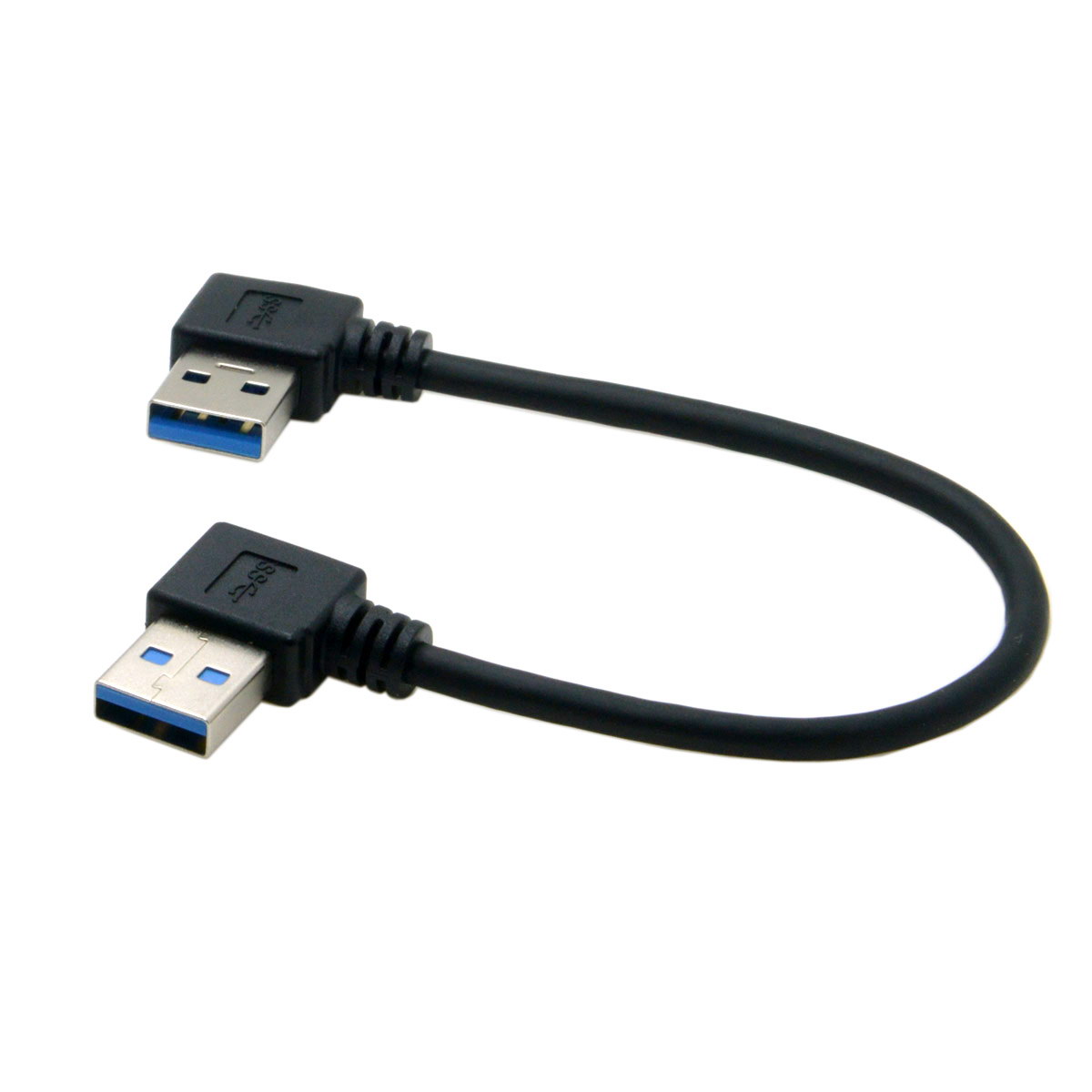CY USB 3,0 Typ A Stecker 90 Grad Verknüpfungen Abgewinkelt USB 3,0 EINE Kunst Rechts Winkel-verlängerungskabel