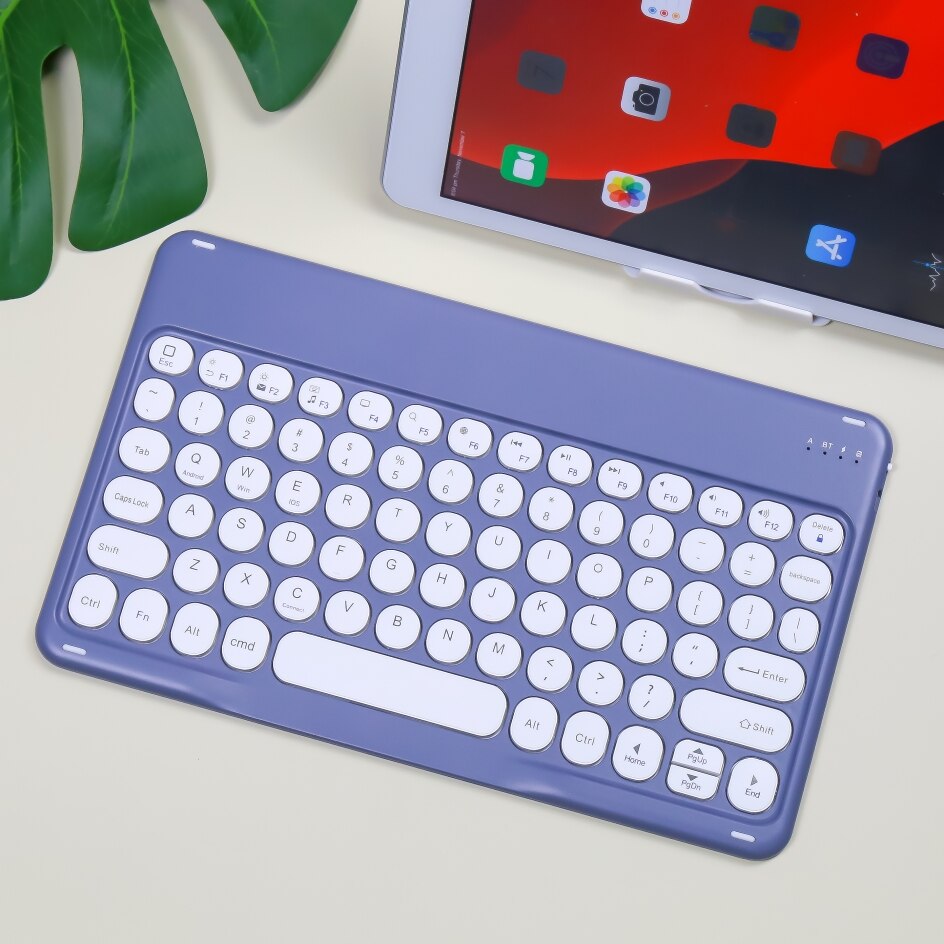 For iPad Keyboard Mouse For iPad Mini 6 7.9 inch Mini 5 Mini 4 Mini 123 Mini Keyboard Teclado keyboard for cell phone: Lavender B