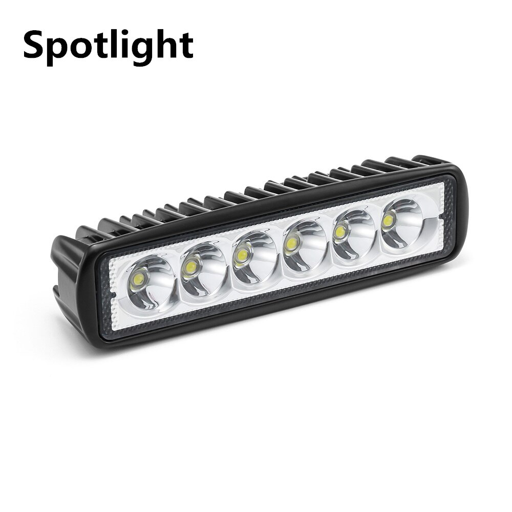 Car motorbike motorcycle headlight headlamp light front head Working Fog Lamp spotlight spot metal LED bar 12 V Offroad: 1pc spotlight