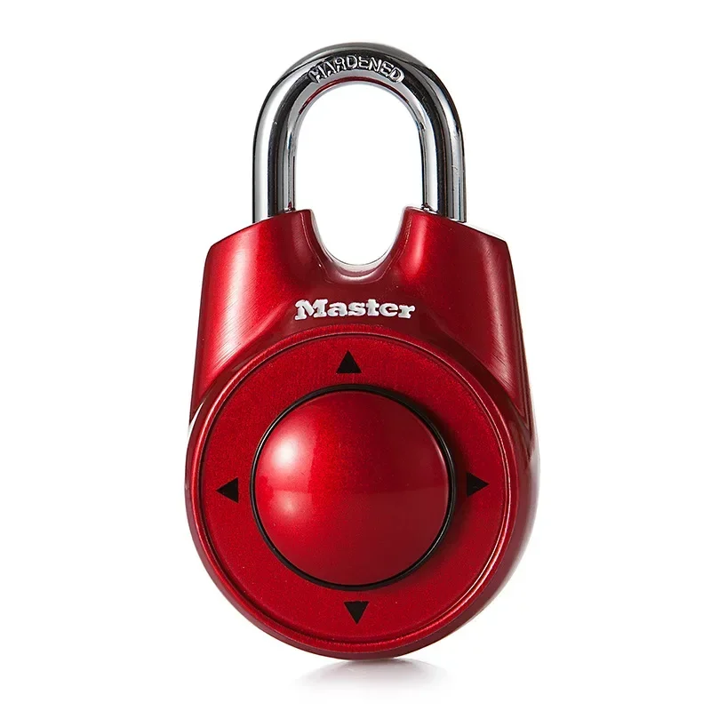 Master Keyless Lock Portable Combination Directional Password Padlock Gym Luggage Case Anti-Theft Security Locker Door Lock: Silver