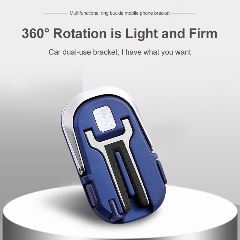 3 In 1 Auto Telefoon Beugel Vervanging Telefoon Ring 360 Rotatie Auto Ring Houder Air Vent Ondersteuning Mobiele Telefoon Vinger ring Universele