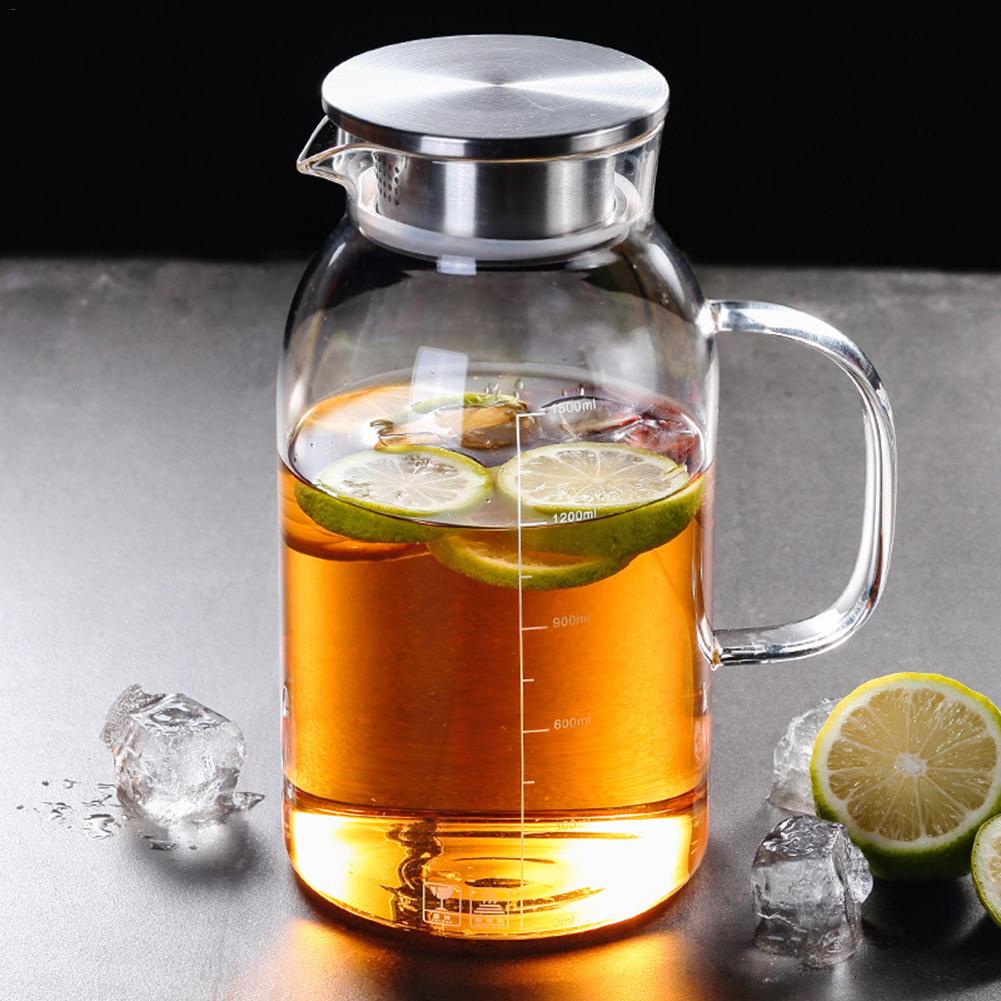 Glas Ketel Hoge Temperatuur Weerstand Handvat Cover Theepot Fruit Thee Maken Tool Keuken Accessoires Voor Huishoudelijke Kantoor