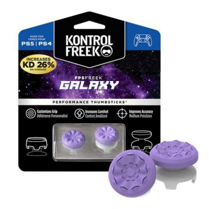 Freek galaxy fps para playstation ps4 bastão analógico de alta ascensão ps5 joystick controlador desempenho comando vara jogo tampa de silicone