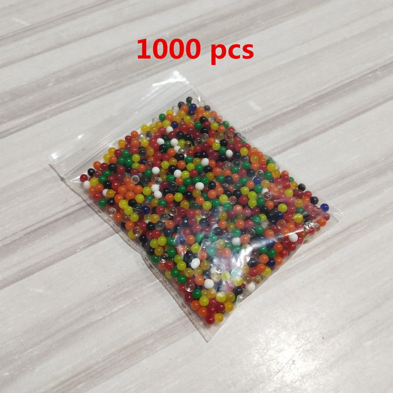 Cuentas de agua de polímero de hidrogel para decoración de boda, bolas de agua para cultivo, decoración con macetas y barro para el hogar, 1000 Uds., 7zSH760