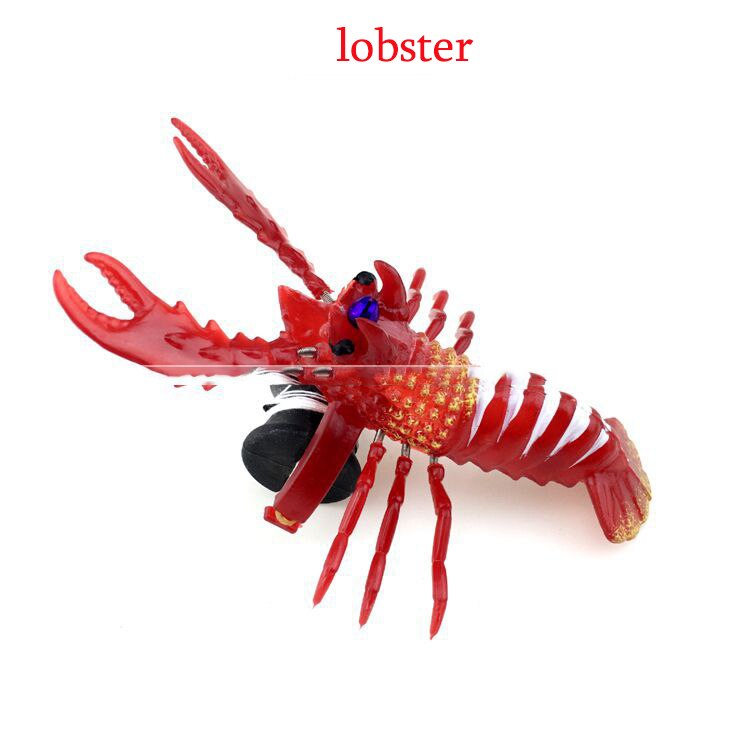 Huilong -selling Turtle, Lobster Crab, Pull Animal, Children's Toys, Novelty Rabbit Bird Small Animals Small Insect Toys: Lobster