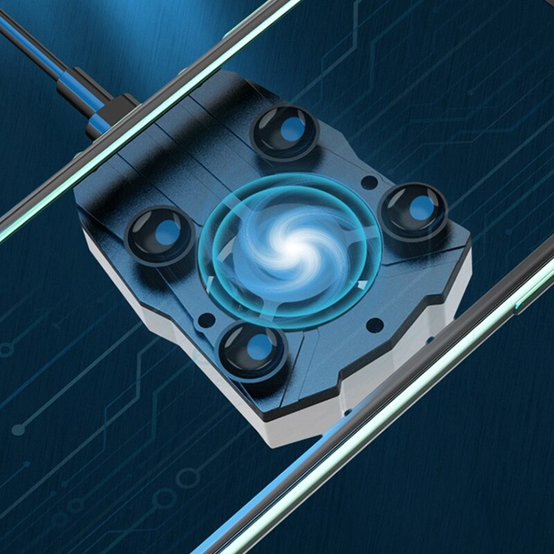 P11 Telefoon Radiator Usb Opgeladen Koeler Cellphone Back-Clip Heatsink 4700r/Min 95AF