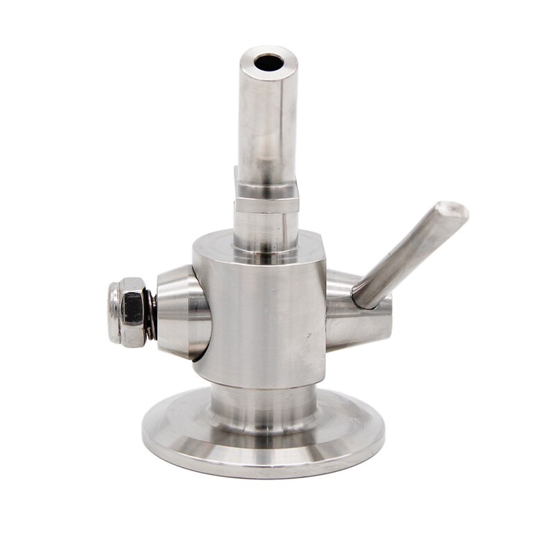 1.5"TC Sample Valve Lever Style 304 Stainless Steel Sanitary Clamp Brewing Sample Valve Homebrew Conical Fermenter