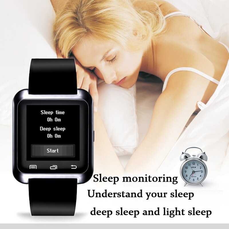 U8 Smart Horloge Slaap Analyze Gezondheid Monitoring Bluetooth Verbinding Mobiele Telefoon Informatie Herinnering Afstandsbediening Self-Tijd