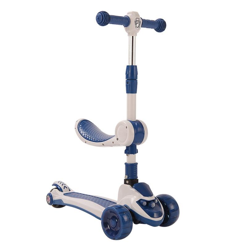 Kinderen Verstelbare Voet Scooters Led Light Up Scooter Voor Kinderen Met 3 Lichtgevende Wielen Roller Skateboard Speelgoed Voor Baby hwc: 02