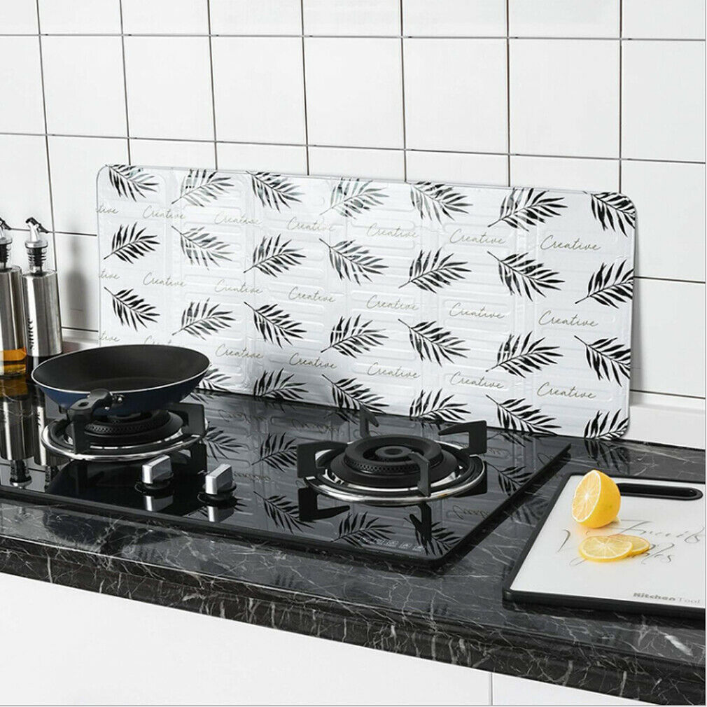 Keuken Aluminiumfolie Baffle Nuttig Home Kitchen Kachel Folie Plaat Voorkomen Olie Splash Koken Baffle