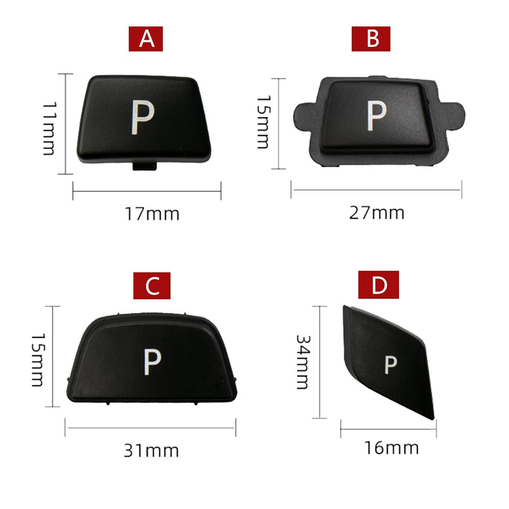 Bilens gearskiftehåndtag automatisk parkeringskontakt p trykknap til bmw 3 5 7 x3 x4 x5 x6 serie  e90 f30 f10 f01 f02 f25 f26 e70 e71