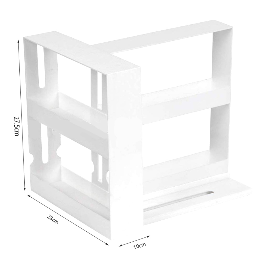 Rotating Shelf Modern Kitchen Cabinet Storage Rack Slide Large PP Home Seasoning Bottle Holder Desktop Cupboard Organizer