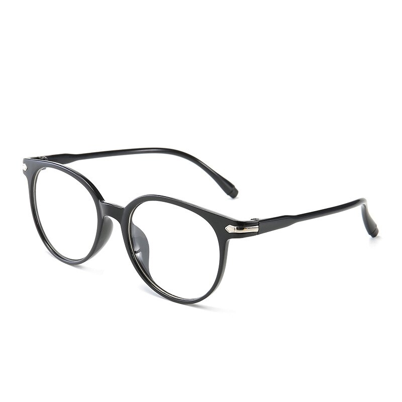 unisex Anti Blau Licht Brillen Computer Gläser retro Runde Brille Rahmen Herren Null Dioptrien literatur Gläser Schnelle