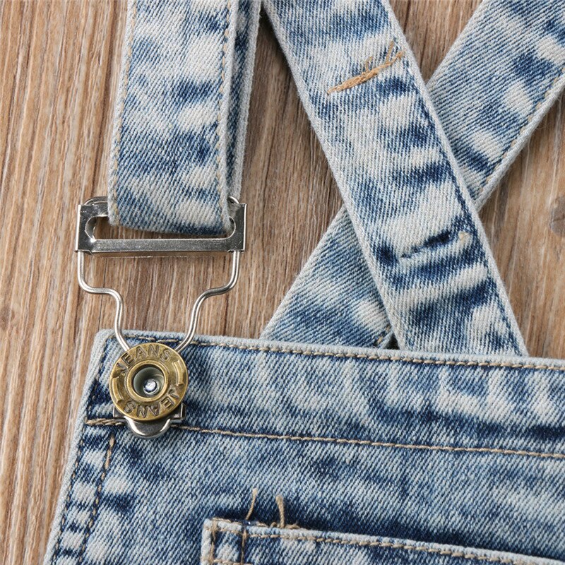 Enfants bébé garçons filles Denim bavoir pantalon salopette Jean tenues sans manches dos croisé Denim Shorts combinaison tenues vêtements d'été