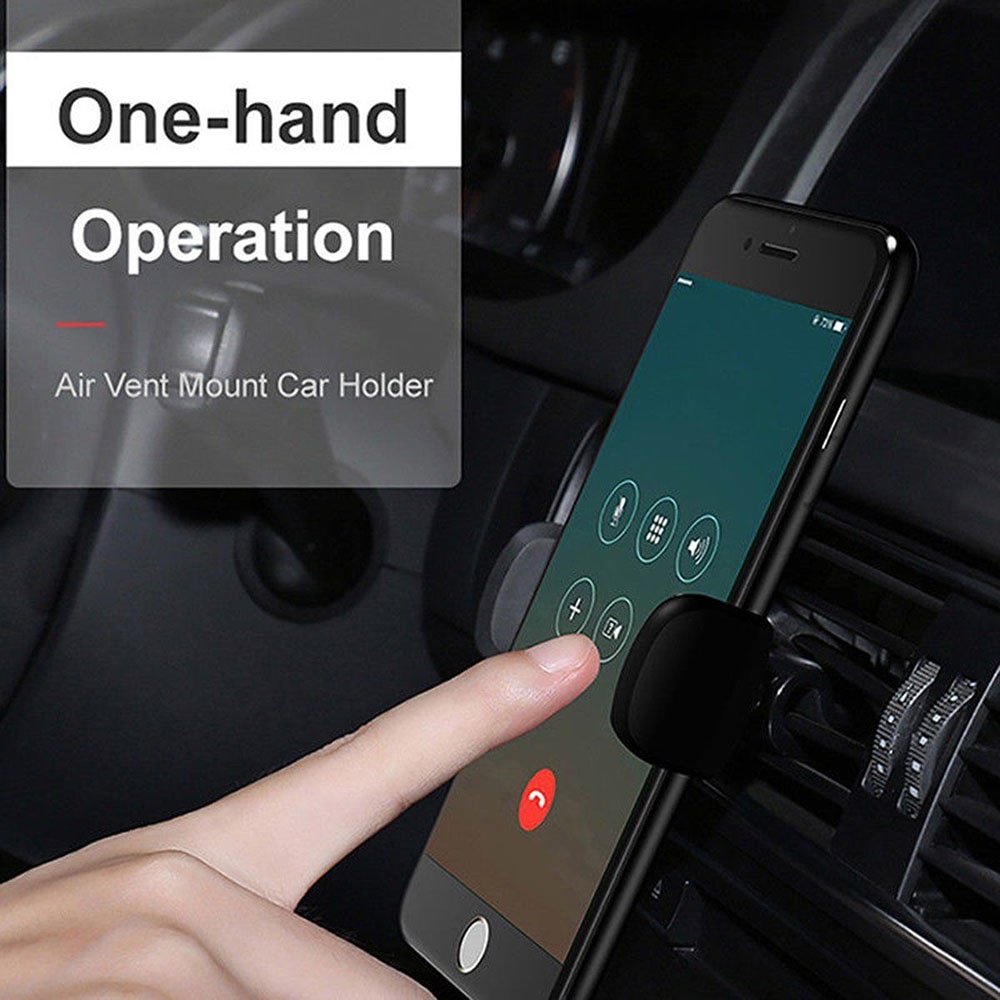 Bilhållare mobil telefonhållare luftventil bilfäste 360 rotations luftuttag mobiltelefonfäste hållare för vagga stativ för iphone
