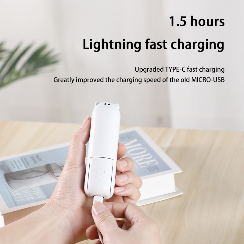 Mini Handheld Fan Small Pocket Fan USB Rechargeable Battery Fan Folding Cooling Hand Fan Mini USB Fan With Power Bank