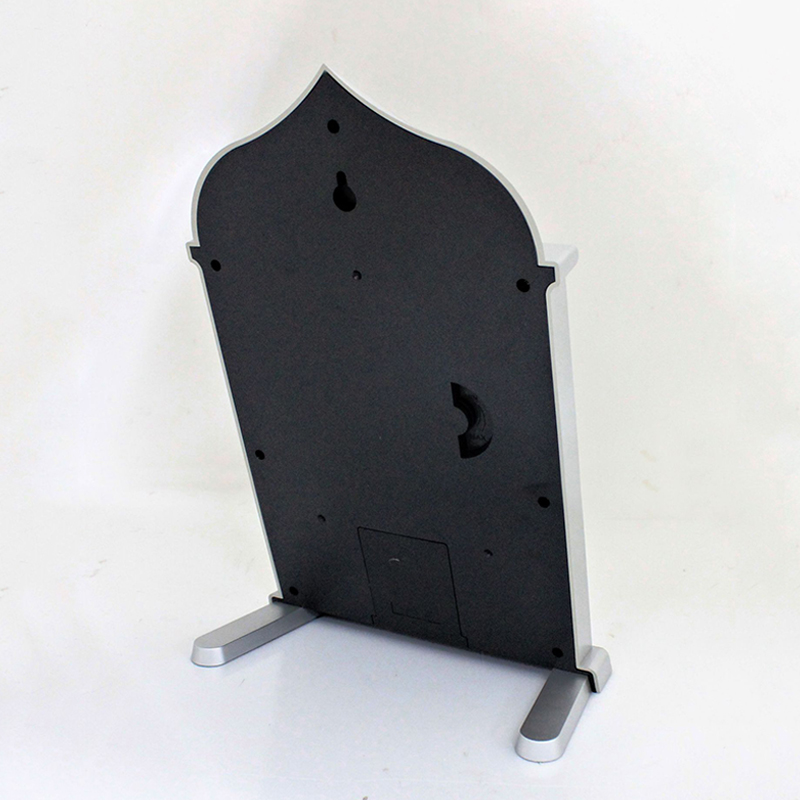 Azan Alarm Clock Digital Reminder Wall Clock Azan Table Alarm Clock Muslim Prayer Time Decorative Clock Gold, Silver FA