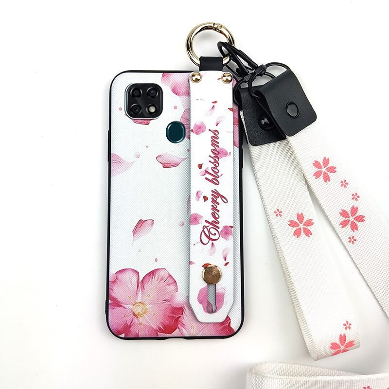 Schokbestendig Siliconen Telefoon Geval Voor Zte Blade 20 Lanyard Vuilwerend Polsband Voor Vrouw