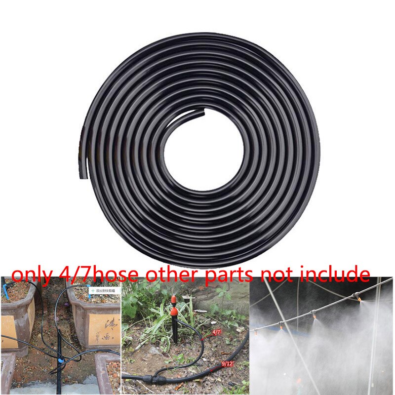 10m/20m/30m vandslange dryprør 4/7mm pvc planter blomstersprinklerrør havevandingssystem mikro drypvandingsrør