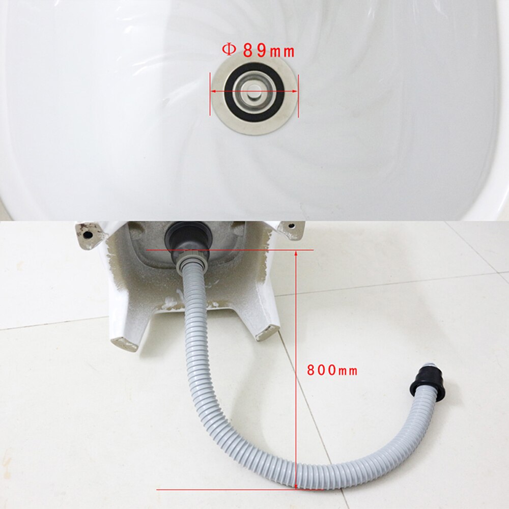 Talea Stainless steel Mop Pool Sink Drain Strainer Waste kit Basket Drain Set with Drain Pipes Drainage system Z5034C001