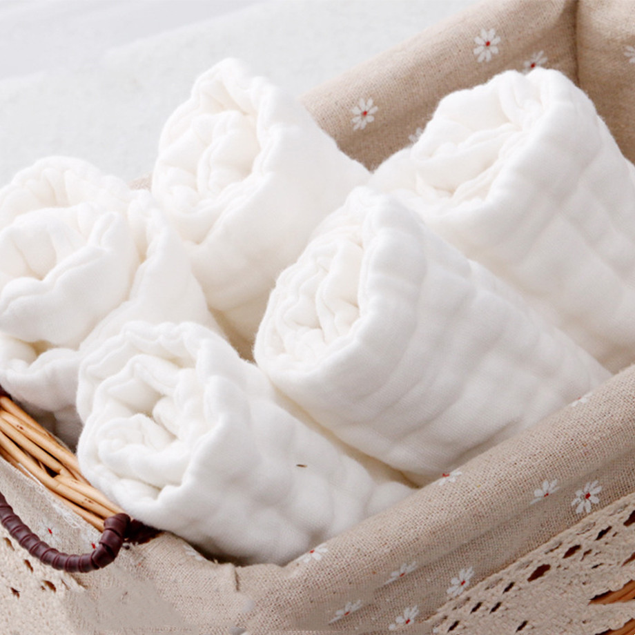 Baby Gauze Diaper Training Pants Diapers Inserts Cotton Strip Babi Soft Breathable Panties Inner Padds Washable 12 Layers Color