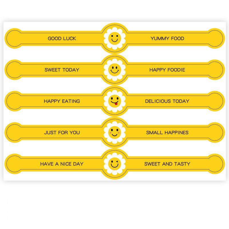 Long strip adhesive stickers, 50 label/pack 200x10... – Grandado