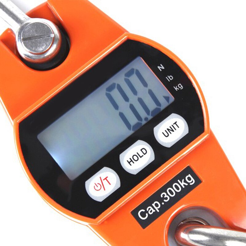 Nueva báscula de grúa de 300kg 150kg/50g 200kg/100g 500kg/100g báscula de gancho colgante de alta resistencia portátil Digital de acero inoxidable