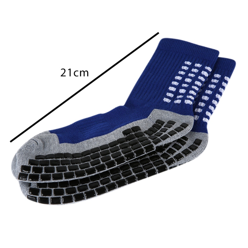 Fußballsocken für herren (erwachsene) mit genoppter gummisohle, rutschfest, für training, basketball und andere sportarten, atmungsaktiv