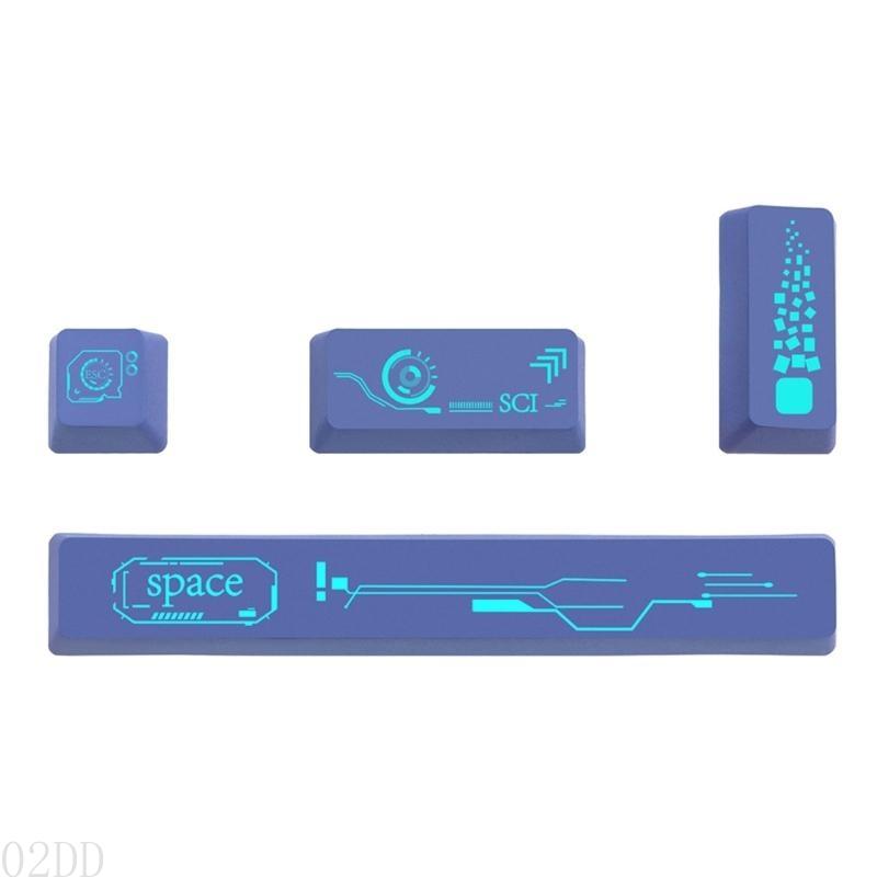 02DD Keyboard KeyCaps 4 KeyCap Space 6.25U ESC Enter Right Enter PBT Beauty Enter Voer PBT Beauty in