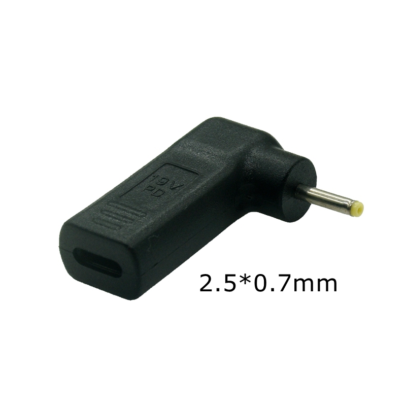 Pd Spoof Adapter Plug Converter Usb Type C Vrouw Naar 7.4X5.0Mm 4.5X3.0Mm 5.5X2.5Mm Mannelijke Laptop Dc Uitgang Jack Connector: Oranje