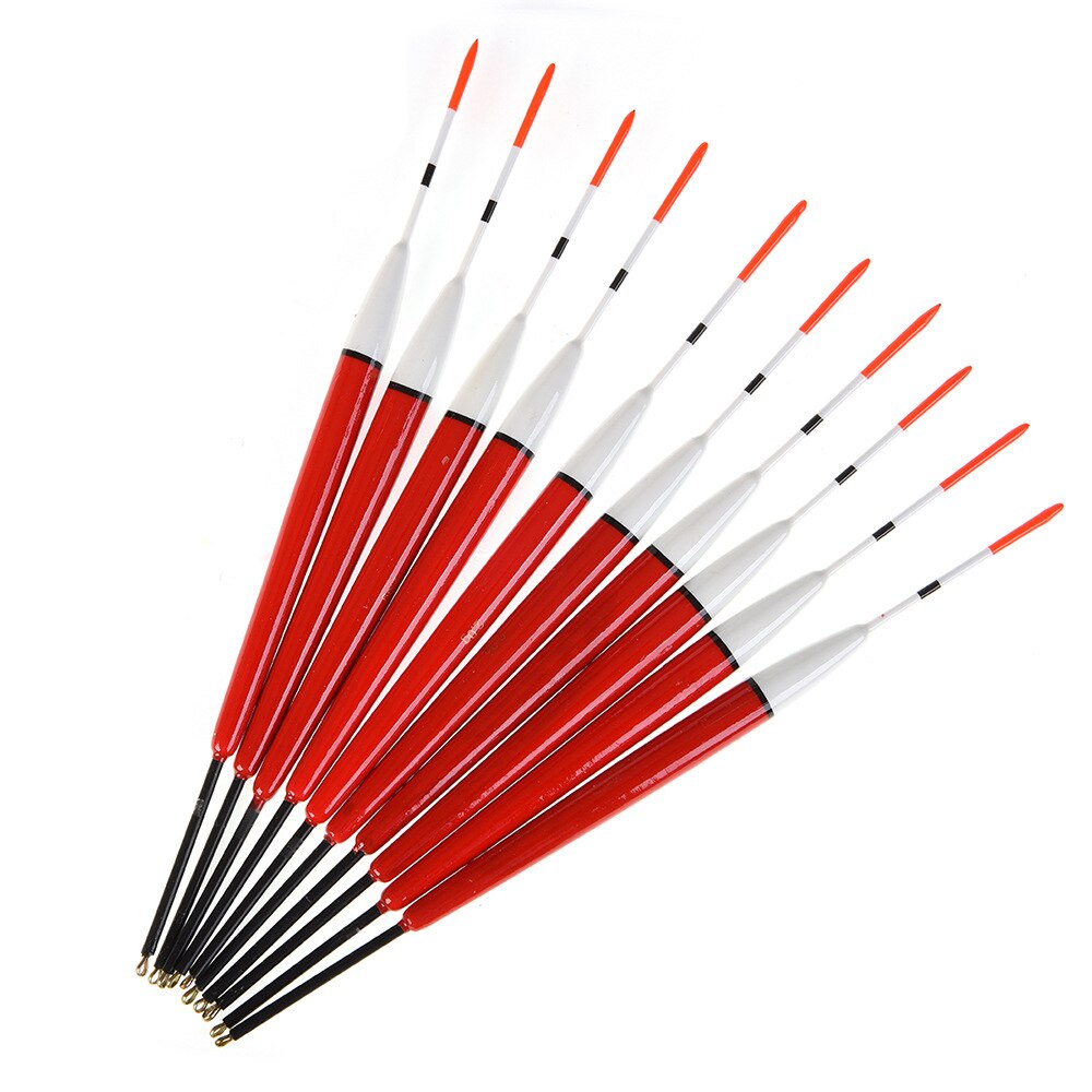 10pcs/Set Paulownia Wood Wooden Floats Buoy Vertical Drift Floats for Fish Tackle Carp Fishing Floats Set Buoy Bobber pesca