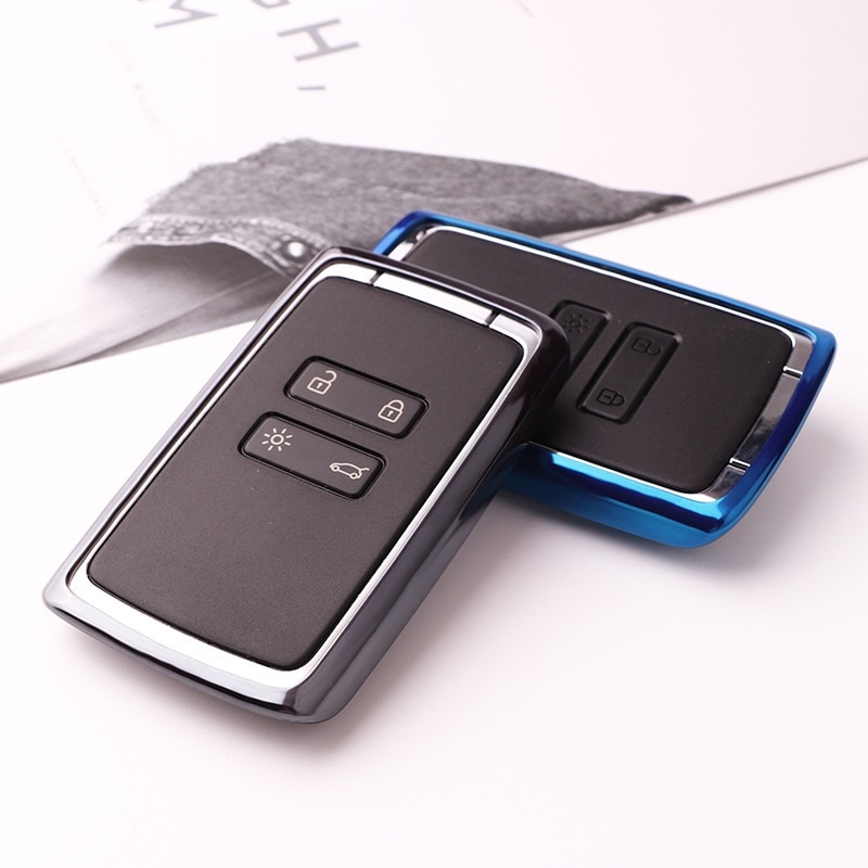 TPU Car Remote Key Case Cover for Renault Fluence Duster Megane Kadjar Clio Car Styling