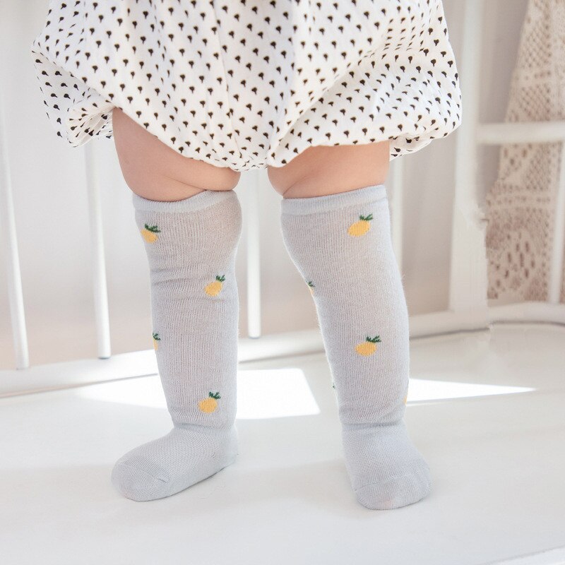 Spring Summer Baby Girl Cotton Socks Mesh Cartoon Girls Princess Socks Soft Kids Accessories High Knee Toddler Socks