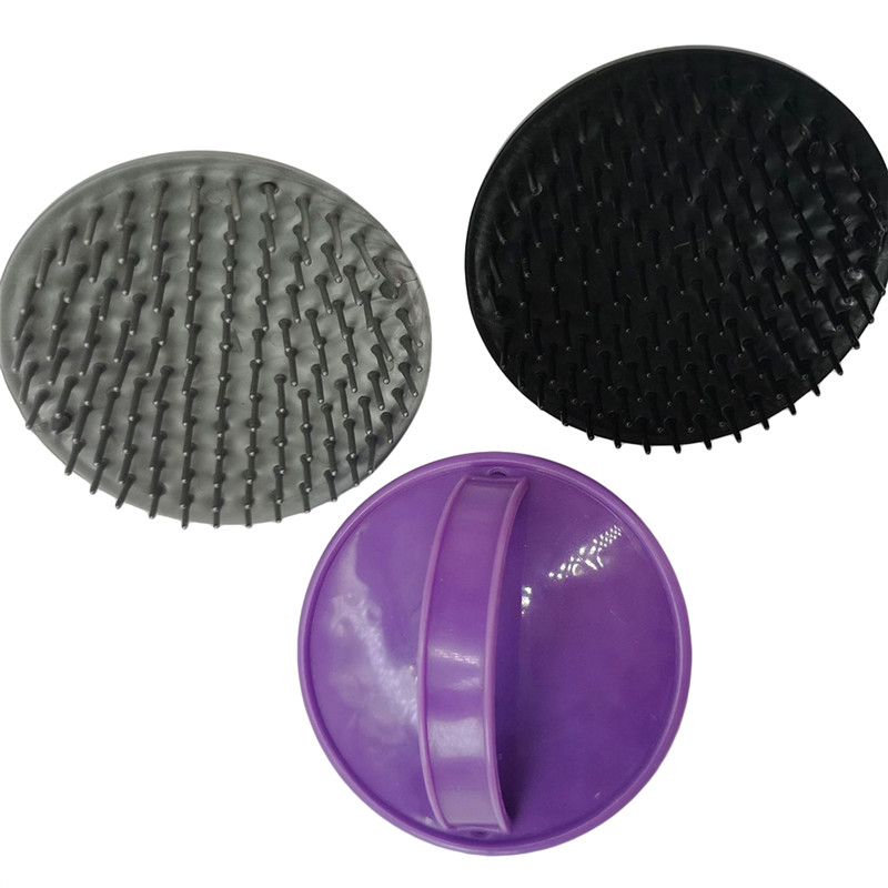 Peine de mano para el cuero cabelludo, champú, cepillo de masaje, peine de lavado, cabezal de ducha, Mini cabezal de masaje meridiano, diente ancho, 1 ud.