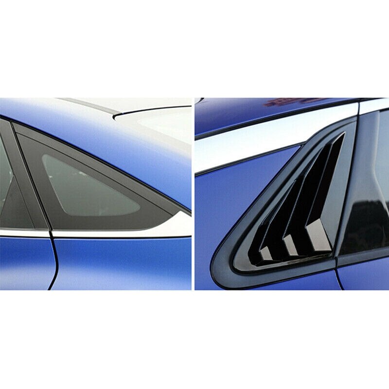 Car Rear Window Spoiler Cover Trim Side Triple-cornered Blinds Decoration for Kia K5/Optima