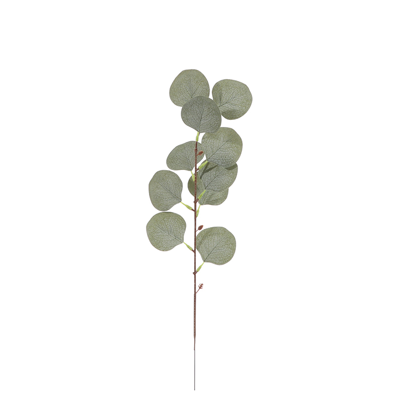 Artificial Flower Eucalyptus Leaves Stems Eucalipto Branches Artificial Plants for Floral Bouquets Wedding Green Decor: A
