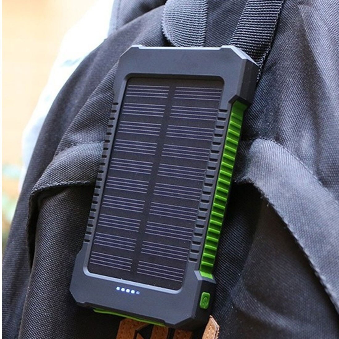 Marnaska Solar Power Bank 20000 Mah Hoge Capaciteit Waterdichte Dual Usb Externe Polymer Batterij Oplader Outdoor Licht