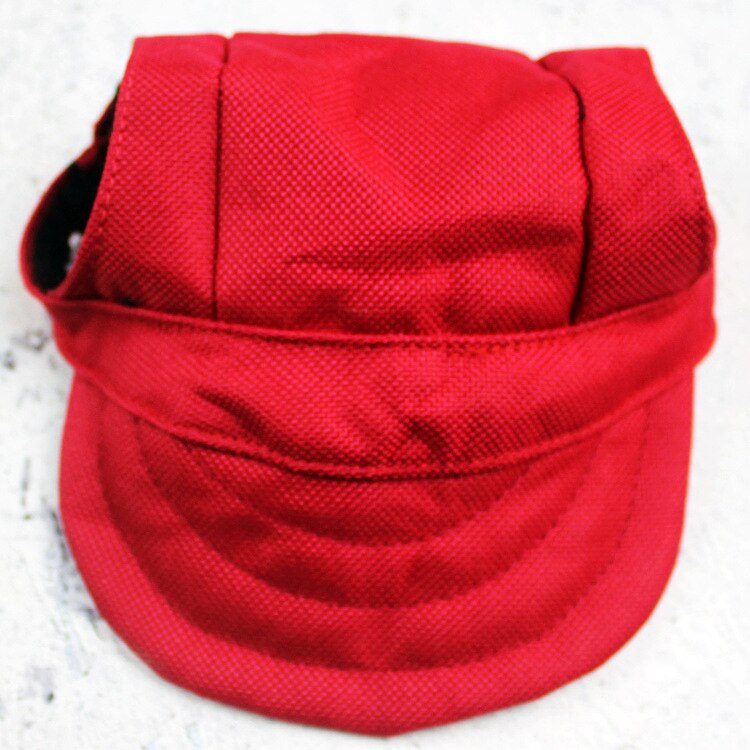 Husdjurshatt sommar solhatt valp tryckt baseballhatt utomhus tillbehör solhatt solhuv keps chihuahua yorkshire: Hongse / S