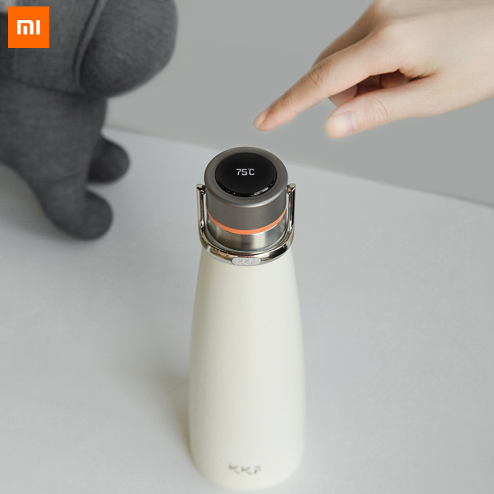 Xiaomi KKF Vacuum Bottle 24h Insulation Thermoses Stainless Steel Thermos Flask Travel Sport Mug 475ML OLED Temperature Cup