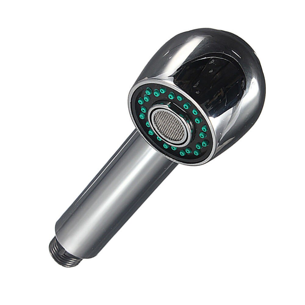 Badkamer Douchekop Kitchen Sink Chrome Enkel Handvat Mengkraan Swivel Pull Out Spray Uitloop Waterbesparende Nozzle Kraan # t2P