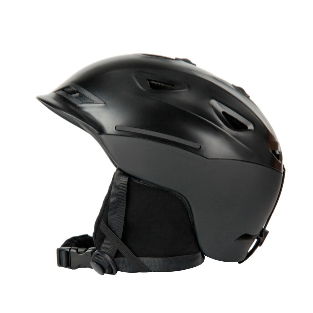 Top ski helmet skiing and snowboardig helmet with ski lens international authentication black red blue colors