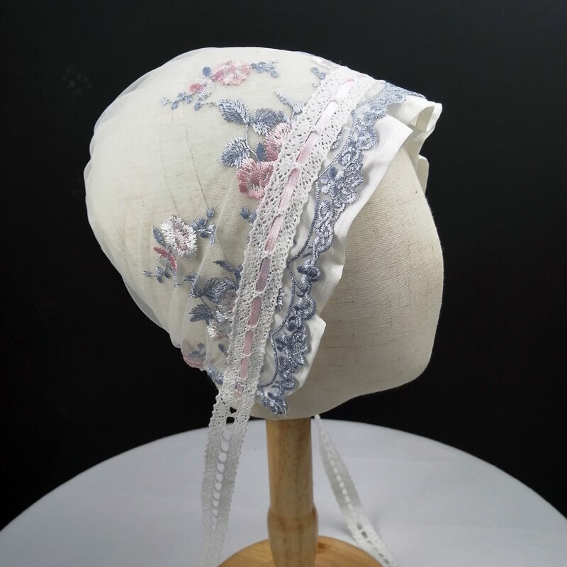 Lolita lace Spanish Princess Maid hats baby photography props toddler girls kids hat bonnet turban: 1008