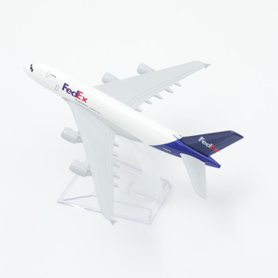 Scala Fedex Cargo Airplane lega Diecast Model 15cm World Aviation da collezione Souvenir giocattoli in miniatura per ragazzi