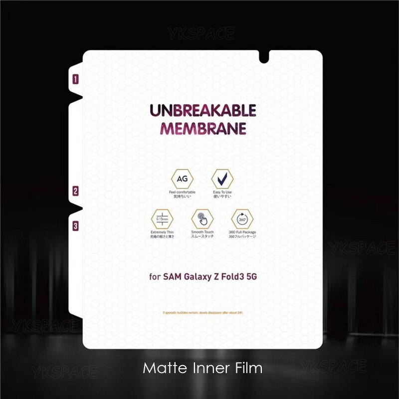 4 In 1 Front Back Matte Hydrogel Film Voor Samsung Galaxy Z Vouw 3 2 W22 W21 Zachte Frosted Screen protector Anti Geen Vingerafdruk