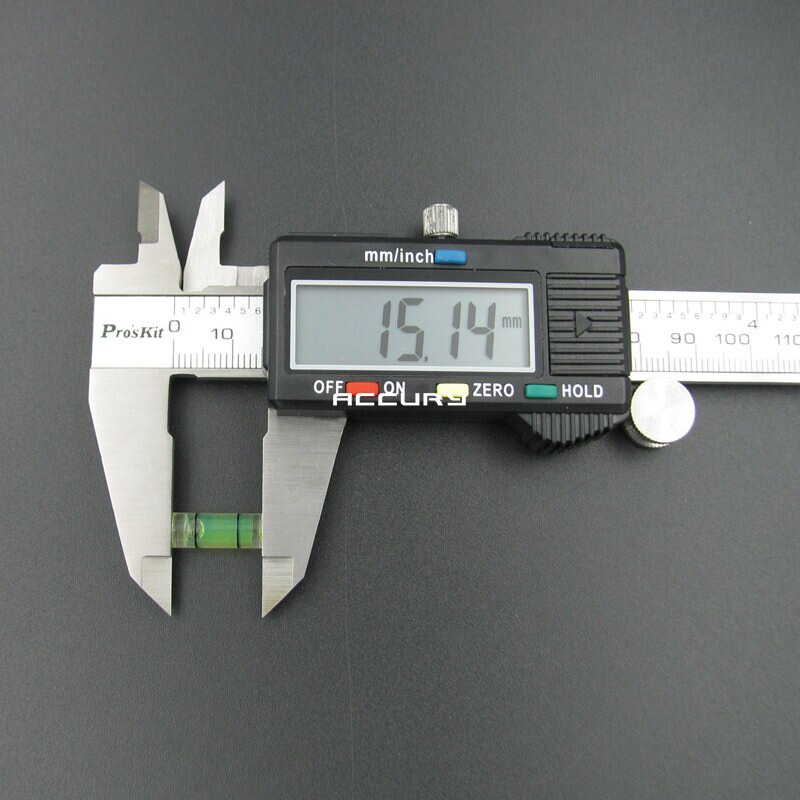 20pcs 6*15mm Acrylic tubular levels mini spirit level Liquid level Indicator for Hanging horizontal ruler