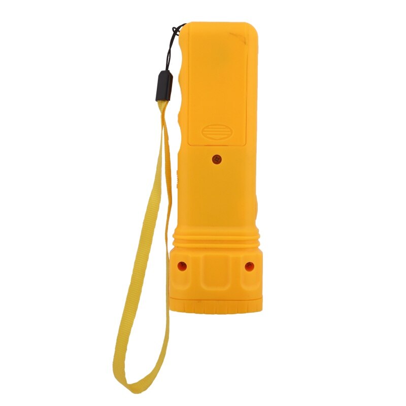 25khz Ultrasonic Dog Repeller Trainer Device with LED Light 3 in 1 Anti Barking Stop Bark Handheld No Battery Dog Training: Yellow