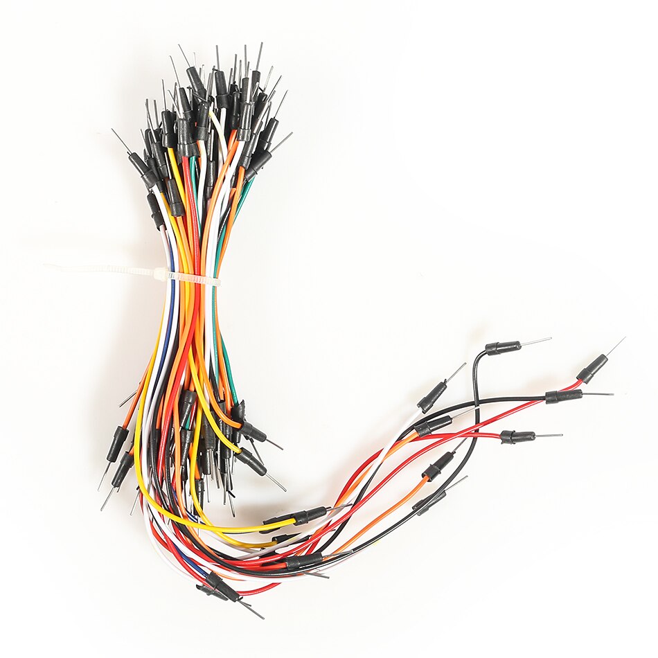 65 stks/partij Smart Elektronica 65 stks/partij Jump Kabel Male Flexibele Jumper Draden voor arduino