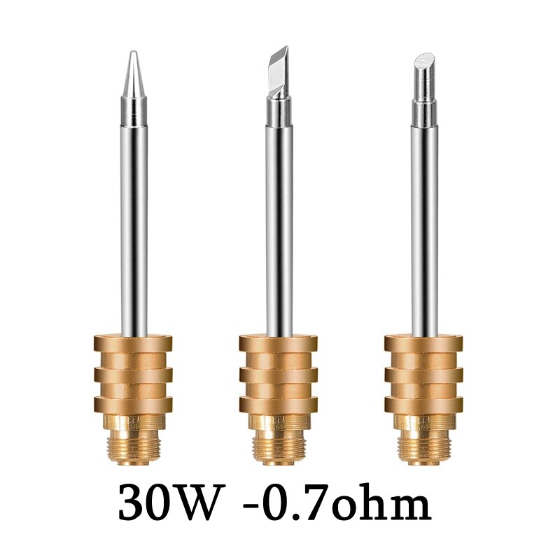 8w-30w batteri loddekolbe usb loddekolbe bærbar mini loddekolbe 510 interface loddekolbe spids: 30w- gule