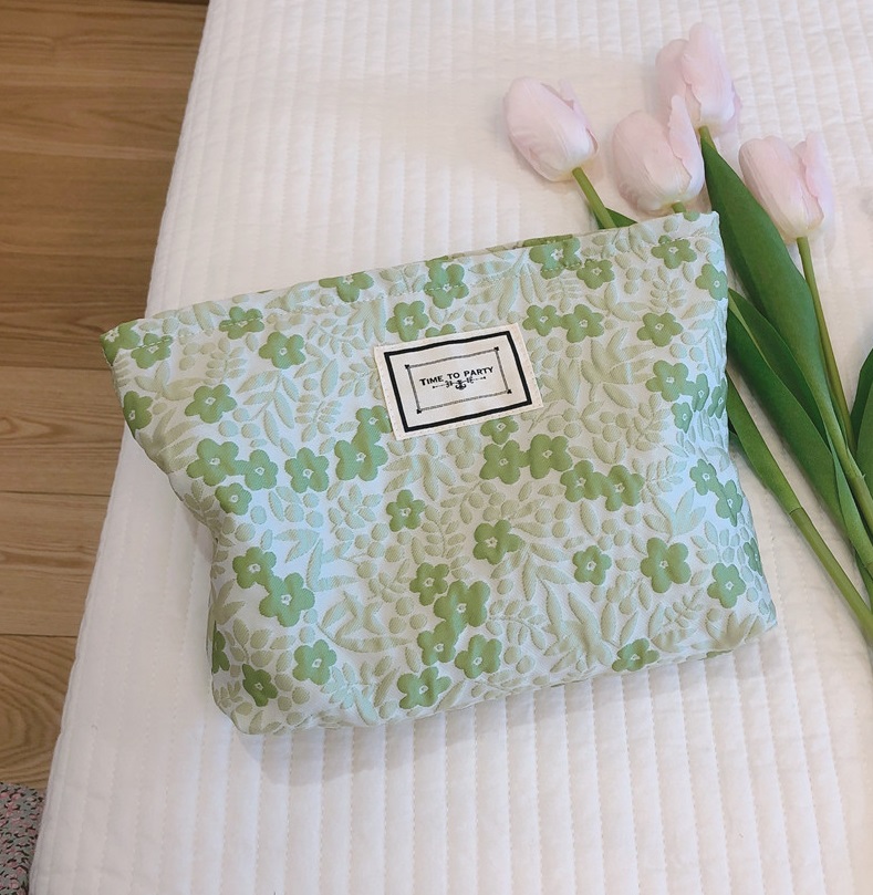 Koreaanse Stijl Katoen Vrouwen Handtas Reizen Cosmetiquera Cosmetica Make Grote Vrouwen Portemonnee Portemonnees Meisje Make-Up Kwasten Pouch: Type A